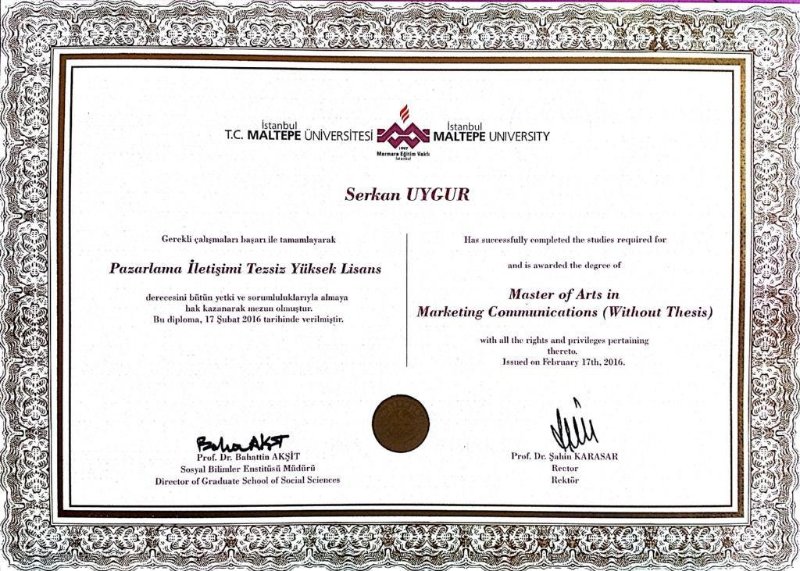 Serkan UYGUR Yüksek Lisans Diploma.jpg