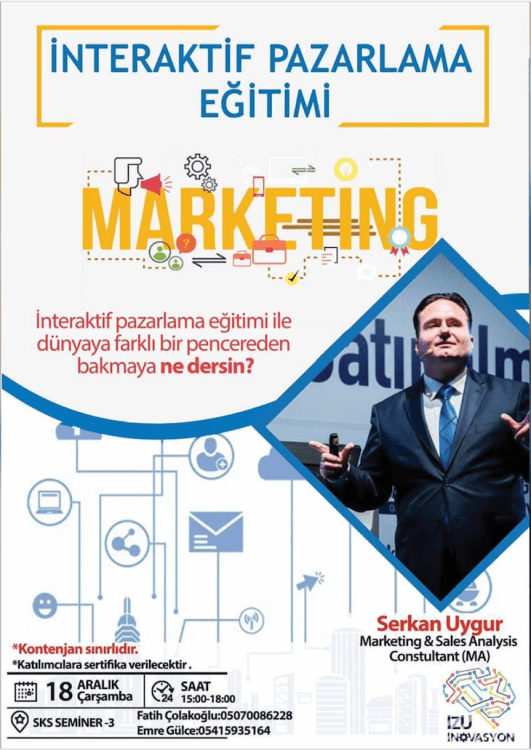 Serkan UYGUR (MA) İnteraktif Pazarlama Eğitimi. www.serkanuygur.com.tr